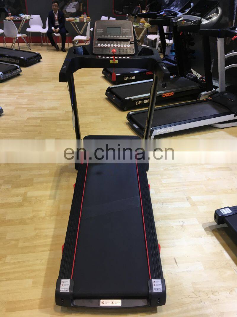 Best seller super quality electric treadmill video screen multi function peak 3HP continuous 1 HP DC motor treadmill CP-A4