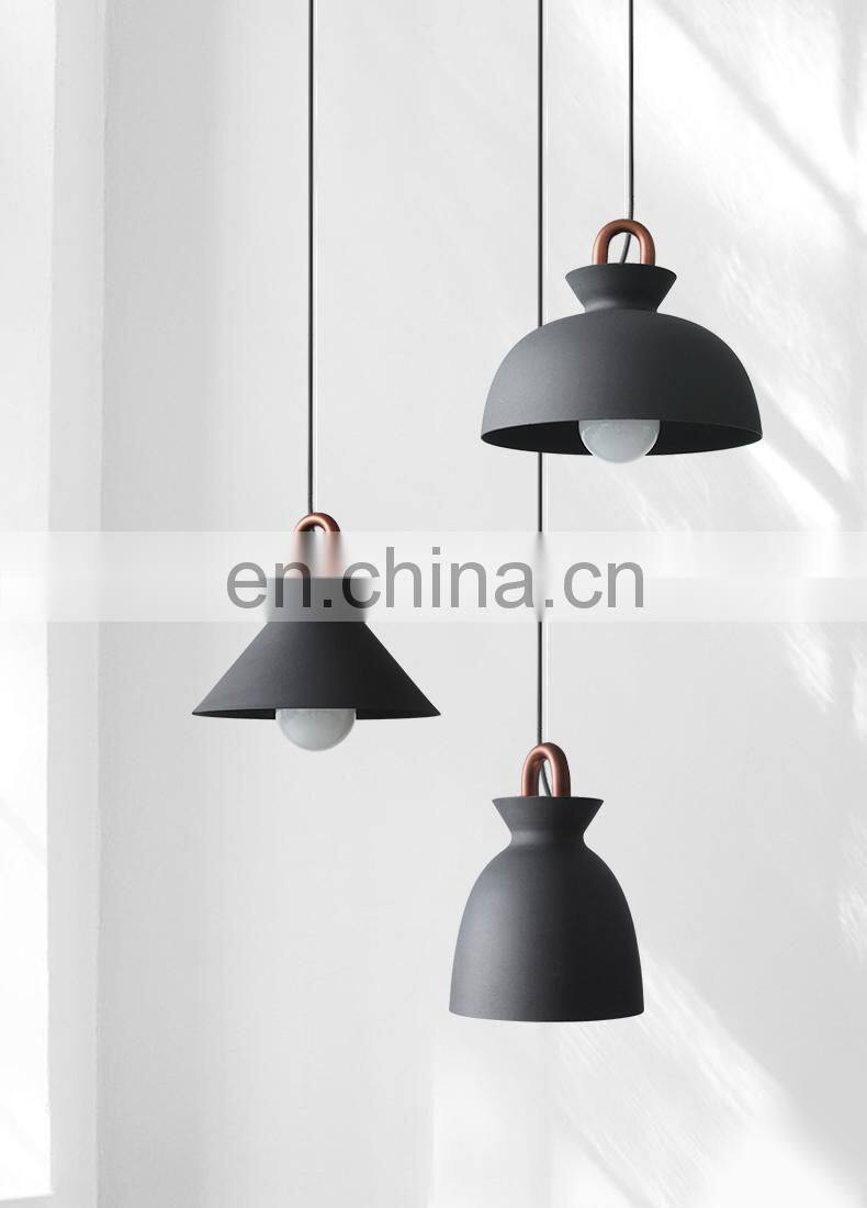 European Living Room chandelier Black Vintage Ceiling Lamp Pendant Light