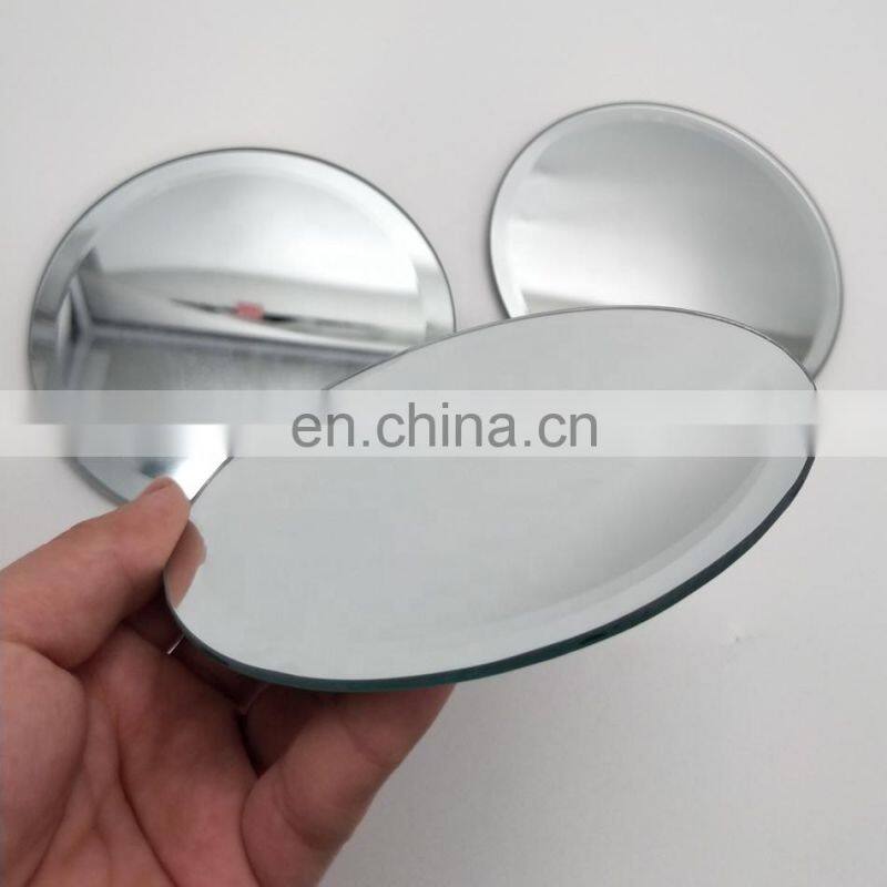 Wholesale Mirror Charger Plate Silver Mirror Glass Plated For Wedding Table