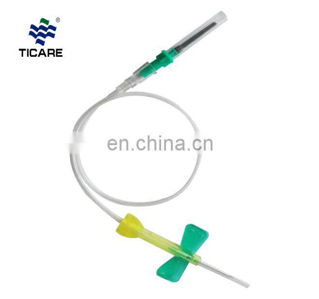 Safety Butterfly Disposable 18g-22g Medical Sterile Vacuum Blood Collection Needle with ce Approval