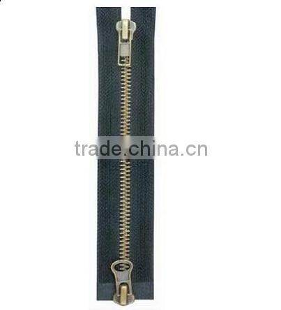 Wholesales No.8 Plastic Zipper With Two Sliders