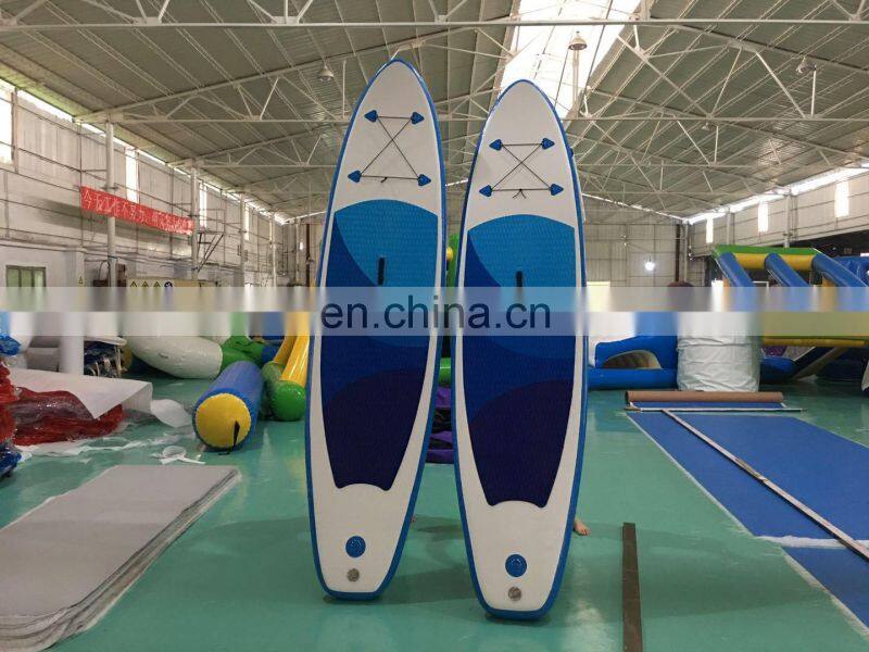 Double Layer Anti Skid Inflatable Surfboard SUP Stand Up Paddle Board Adults Size For Sale