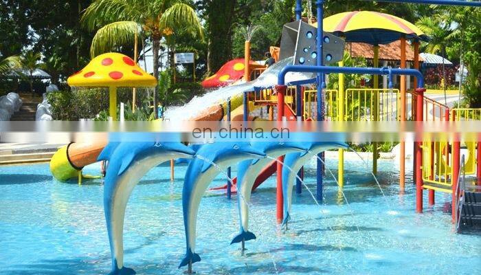 swimming pool zone water play interactive fiber splash game