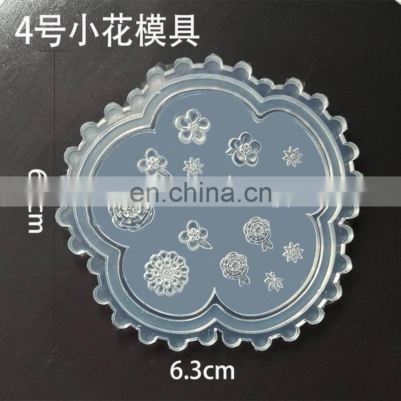 Daisy Flower Silicone Mold Leaves Resin Mold For DIY Nail Art 3D Mold Acrylic UV Gel