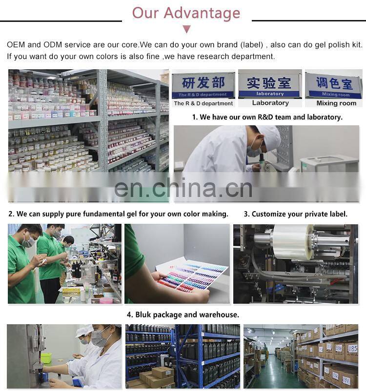 Qian shen shenghui manufacturer OEM/ODM long lasting non toxic true 48 color uv led nail gel polish