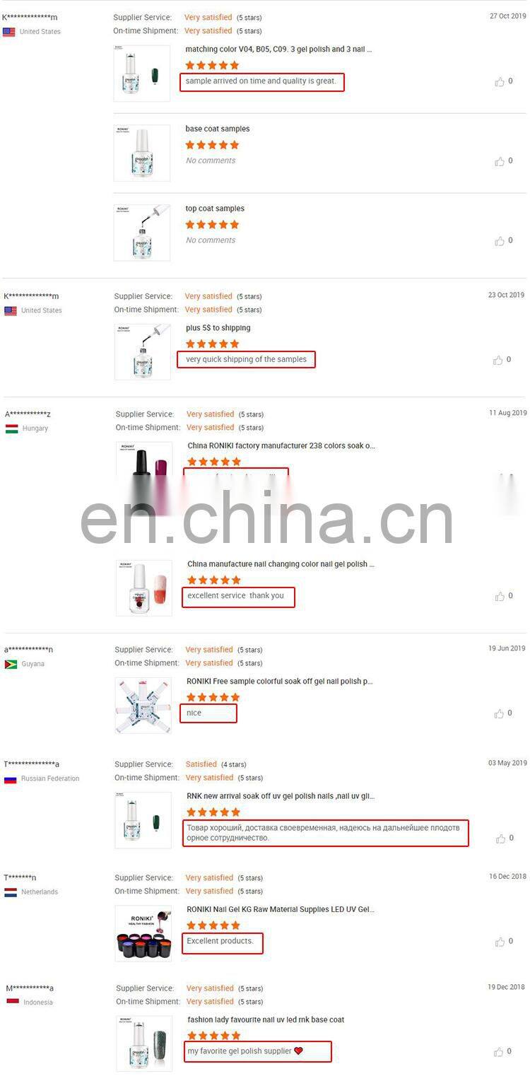 RONIKI Wholesale Price Soak Off UV Gel Nail Polish Poly Acrylic Gel Polish