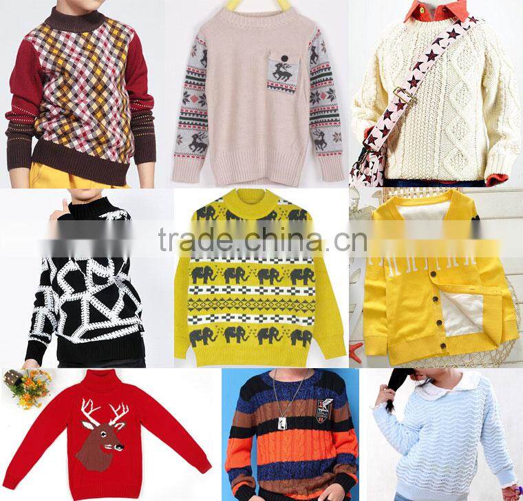 W1016 China factory clearance stock lots kids sweater,sweater stock lots for kids,Kids sweater stock lots