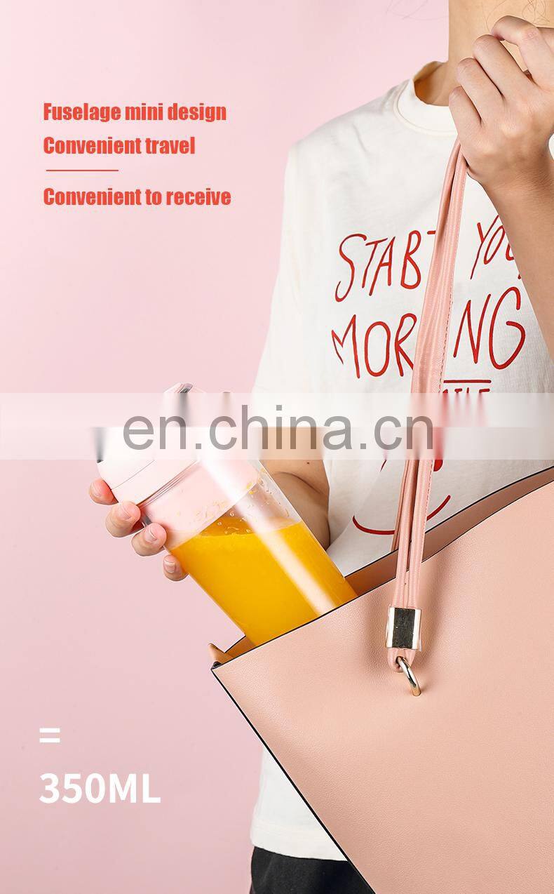 3000mAh large capacity rechargeable vacuum USB blender