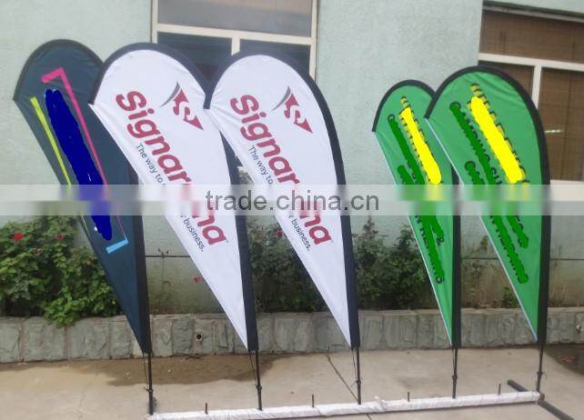 High quality cheap advertising teardrop flag