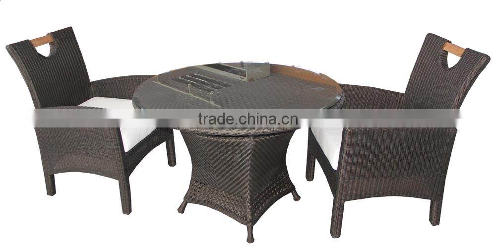 Handmade Synthetic Rattan Outdoor Dining Furniture
