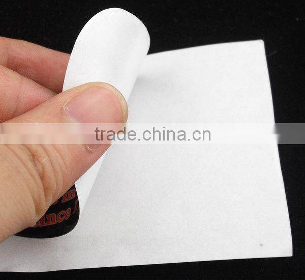 Transparent self adhesive Label in roll vinyl labels