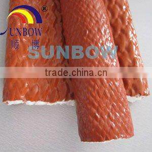 Fireproof fibreglass insulated protection tube