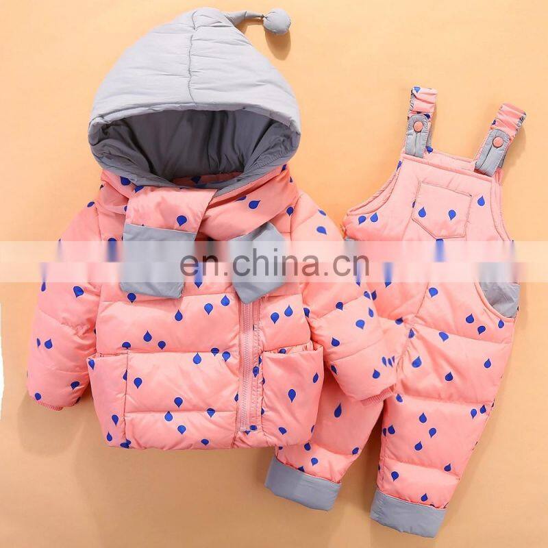 Wholesale Winter Jackets Children's girls children's down jacket suit girls'Prom Bangladesh China market new products