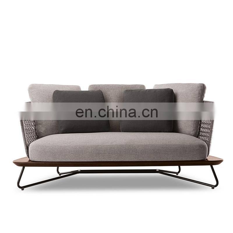 Luxury marble table Popular outdoor furniture Italy design outdoor sofa new customized modern fabric sofa