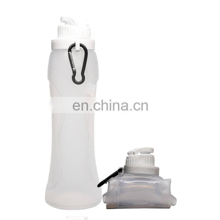 Eco-friendly Foldable/Collapsible Silicone Water Bottle