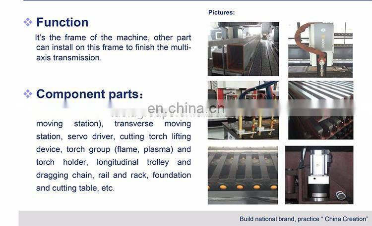 T&L Gantry cnc cutting machine plasma iron plasma cutting machines