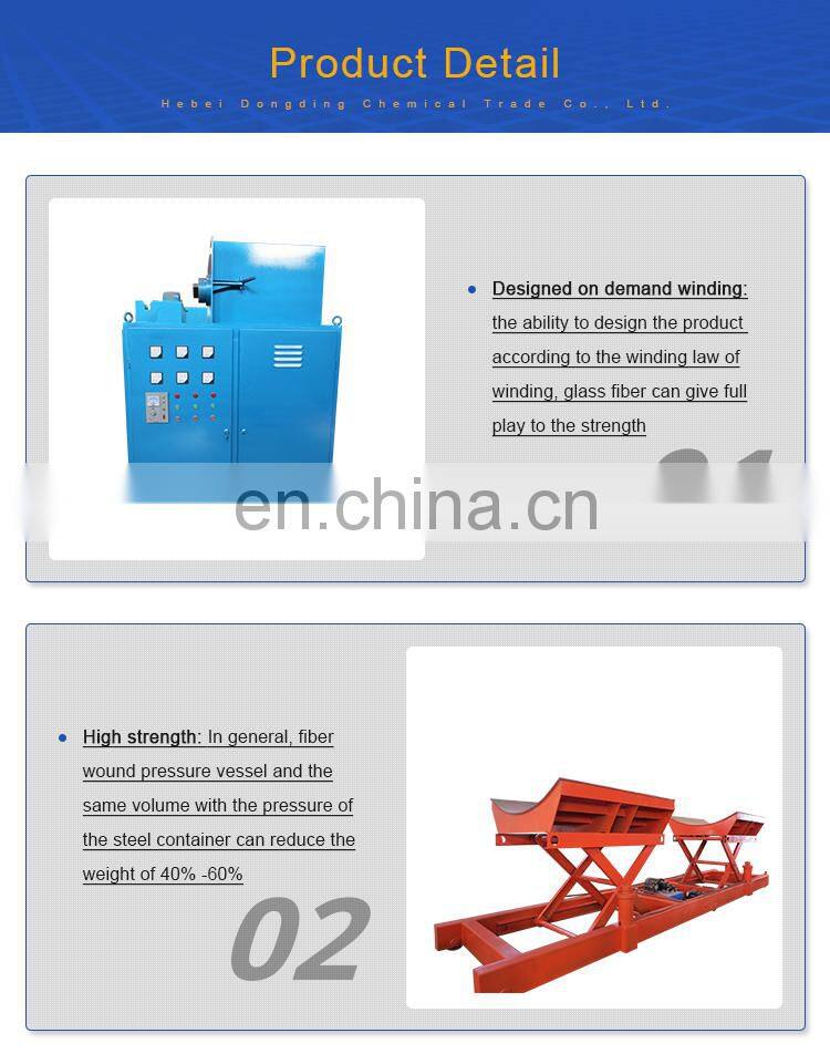 FW-10000 computer control horizontal site FRP PIPE winding machine
