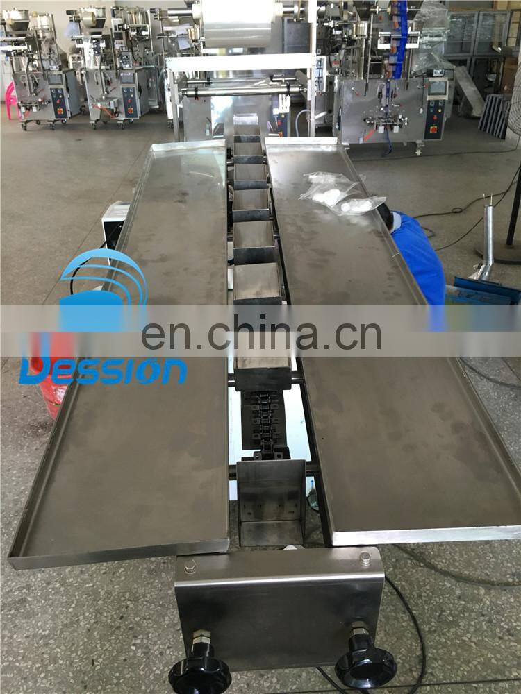 Semi-automatic chain bucket packing machine with map device vertical packing machine