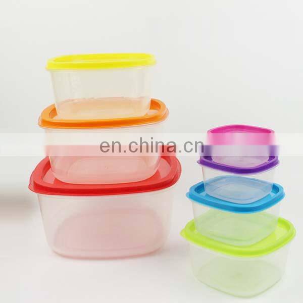 7 Pcs Rainbow Storage Box 14Pcs Plastic Food Container With Lid