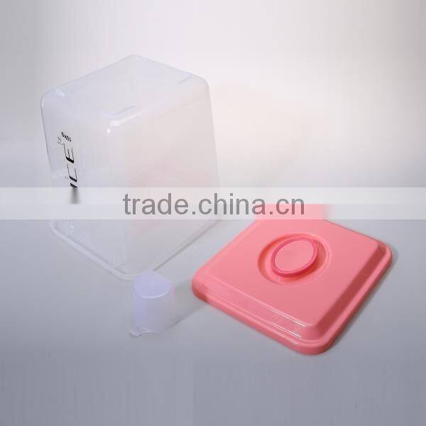 10KG The large capacity plastic rice storage bucket