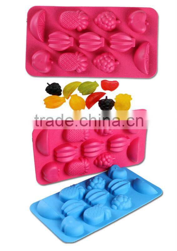 Fruits Shape Ice Freeze Cube Tray