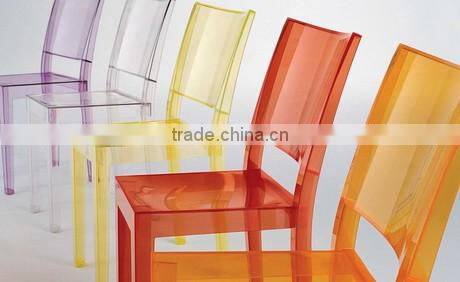 Hot sale colorful Philippe Starck design La Marie Chair plastic dining chair