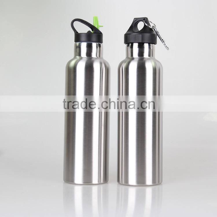 750ml volumes double wall 304 stainless steel water bottle sports bottle