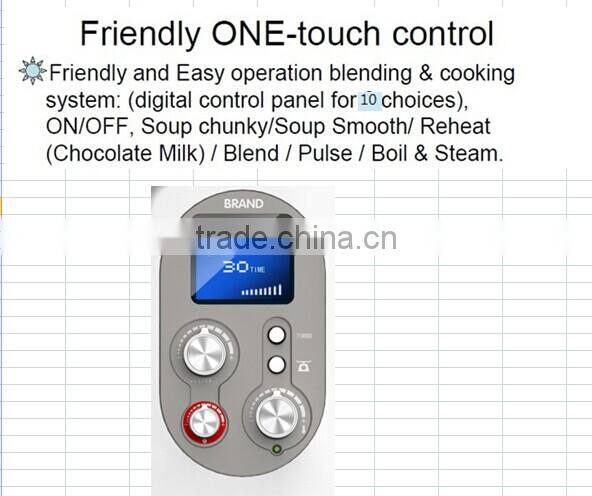 Hot selling Christmas Items 1200W Blender Electric Soup Maker