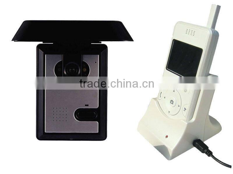 2.4 inch Battery operated Wireless Color Gate Video Door Phone