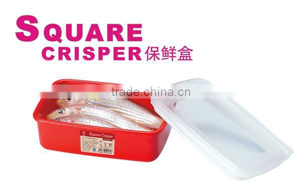 D571 M Square food storage plastic food storage container fresh box with eco-friendly material