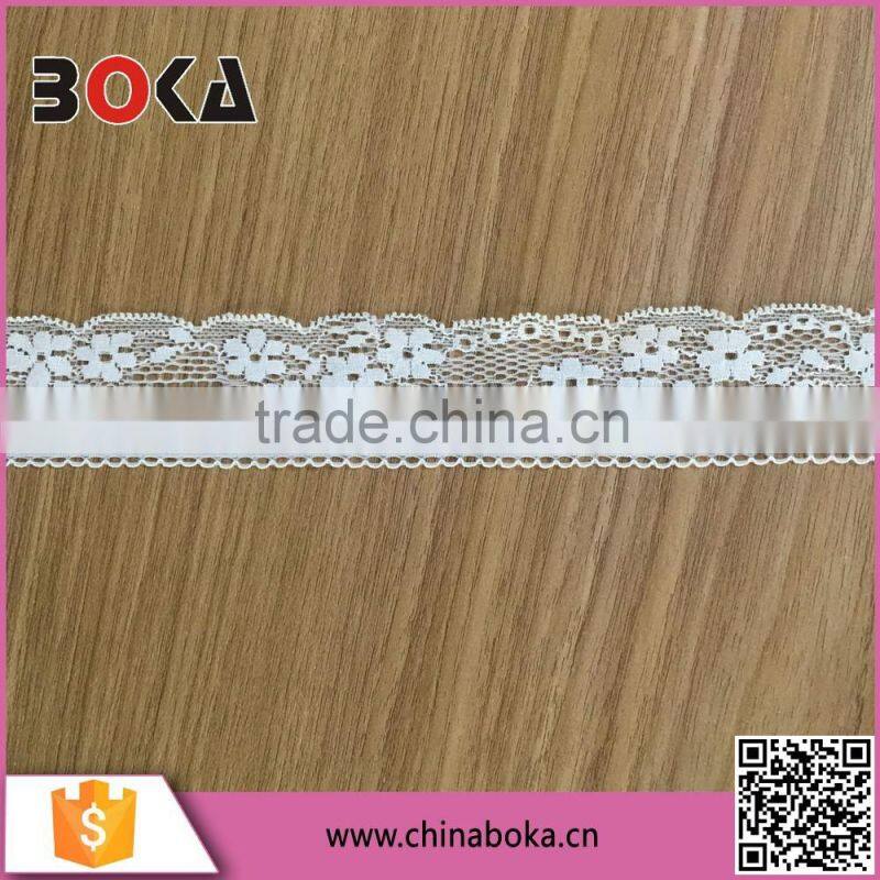 yiwu factory direct sale cheap fashion fancy nylon elastic lace for wholesale