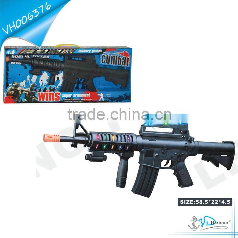 Hot Music Light and Vibrating Kids Toy Gun