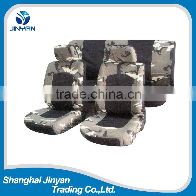 2015 new product full set mesh 100% polyester breathable sport car seat cover with embroider logo car accessories