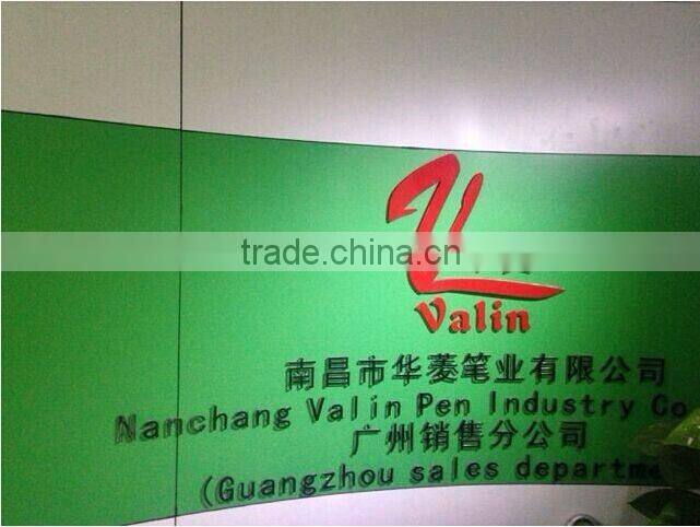 Diamond head black metal ball pen roller pen for promotional stationary