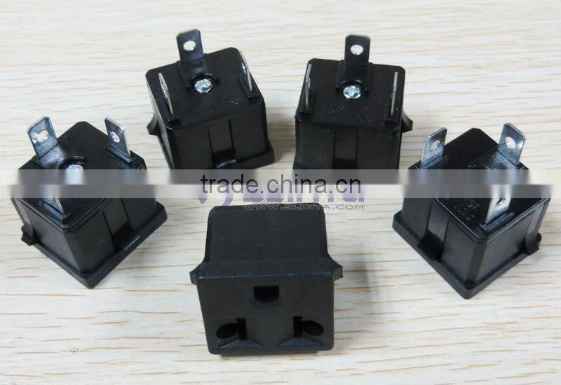 AC 125V 15A 3 Terminals US Type Plug US Outlet Power Socket