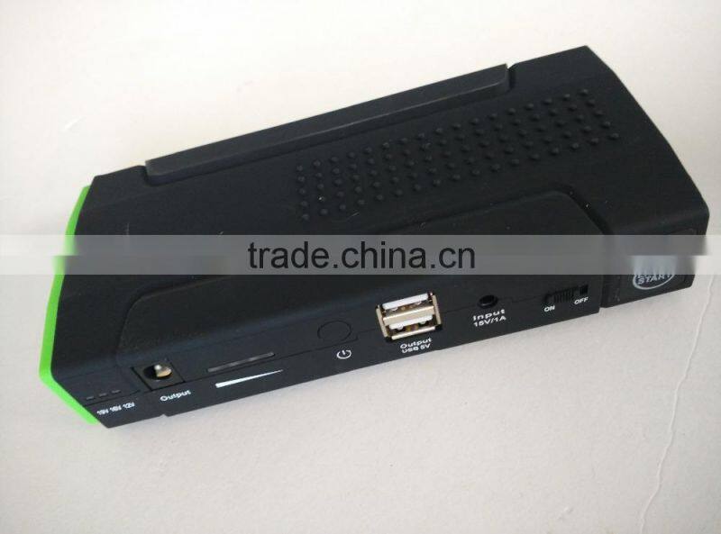 2016 real capacity 18000mah solar car jump starter, solar laptop charger, battery jump starter