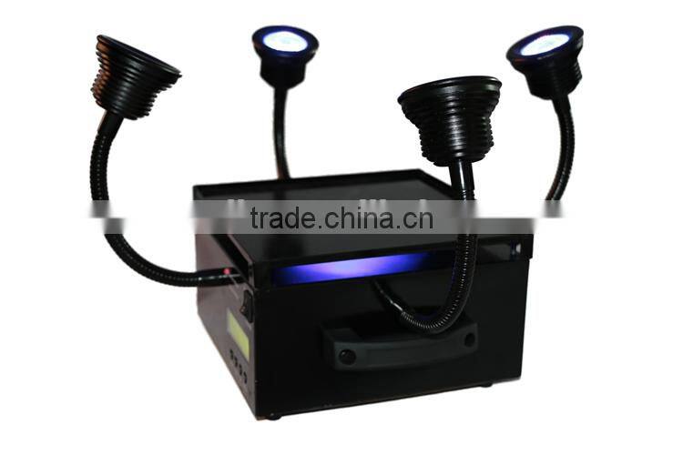 4pcs 6in1RGBWA+UV help plants produce lamps