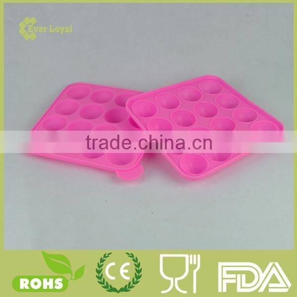 16 Holes Cake Lollipop Molds Silicone Ice Tray Lollipop Chocolate Mold