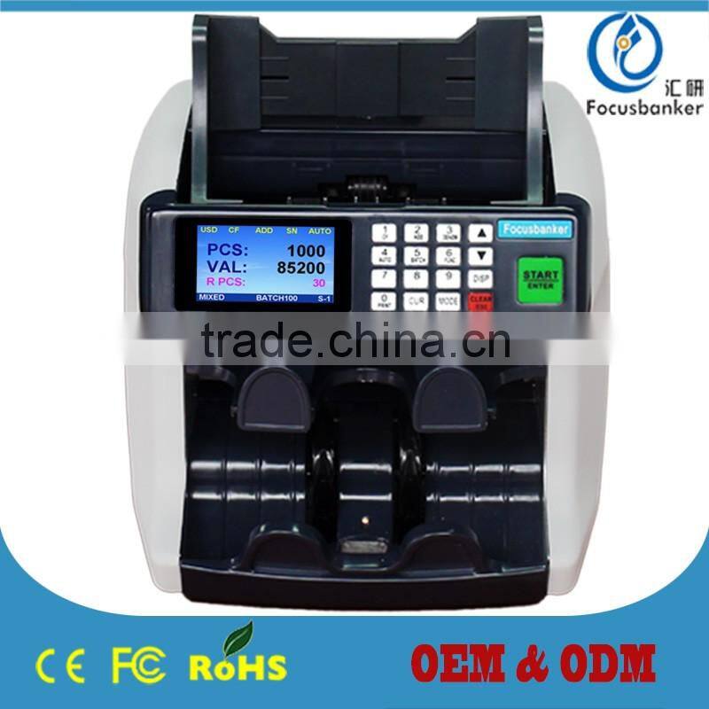 Two Pocket Bill Counter Money Sorter Machine Sorting Machine Cash Currency Counting and Automatic Note Banknote Sorter