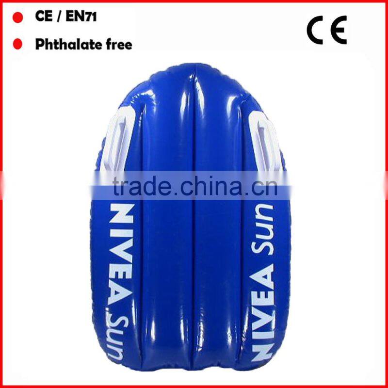 Hot sale yellow pvc air mattress with pump/square air mattress/air filled mattress for promotional