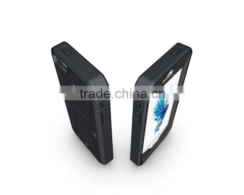 Premium Armored Tank Style case Combo PC+TPU Kickstand Mobile back cover case For Samsung Galaxy S6 with screen protector