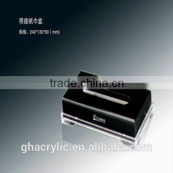 GH-RZ570 Shenzhen Guihe factory direct sale Durable ,customized acrylic tissue box cover