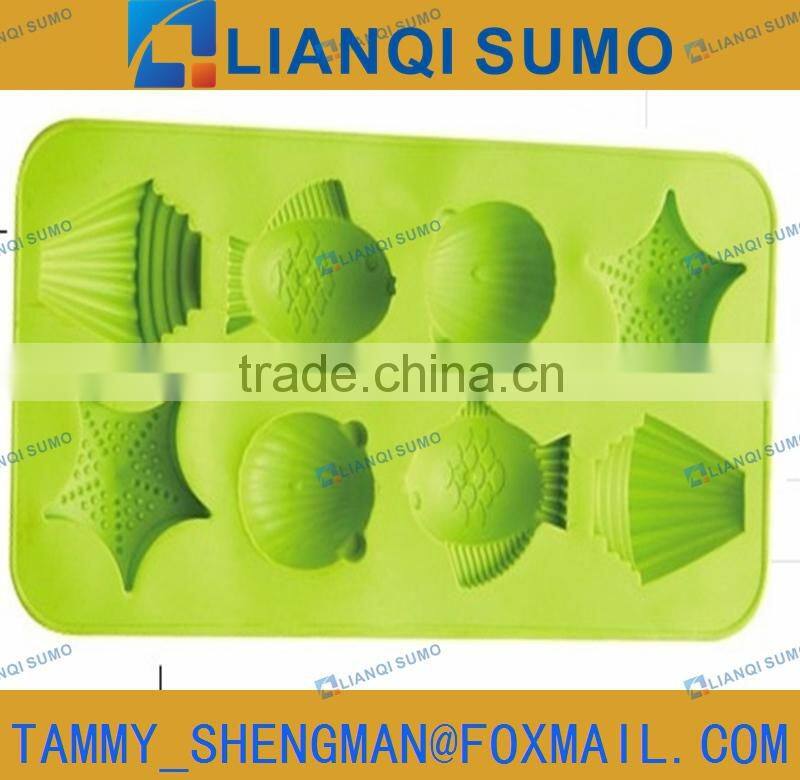 FDA Food Grade starfish Silicone Mold Fondant Molds Sugar Craft Tools Chocolate Mould For Cakes