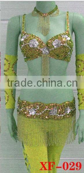 new design yellow bra and panty (XF-029)