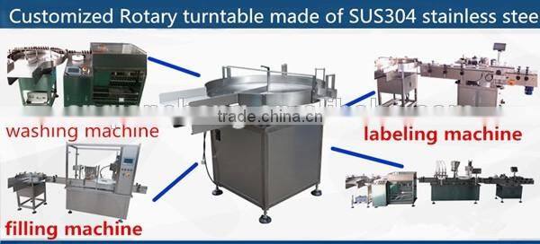 SUS304 Stainless steel feeding bottle machine,bottle turntable