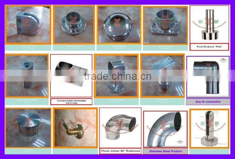 2013 Top-selling Stainless steel handrail for outdoor steps/outdoor metal handrail for steps