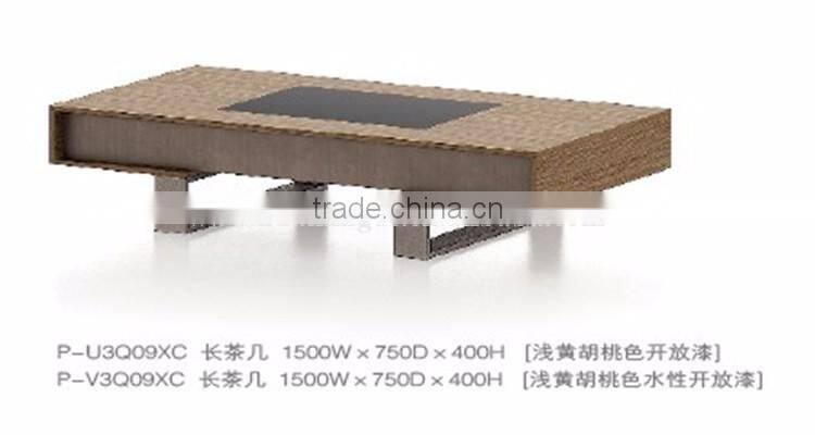 Unique style wooden tea table design on sell P-U3Q0