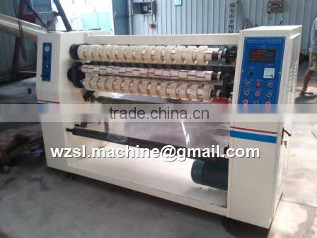 Multifunctional bopp office packing tape slitting machine , stationery tape slitting machine