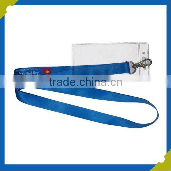 Custom logo smooth nylon detachable blank buckle lanyards