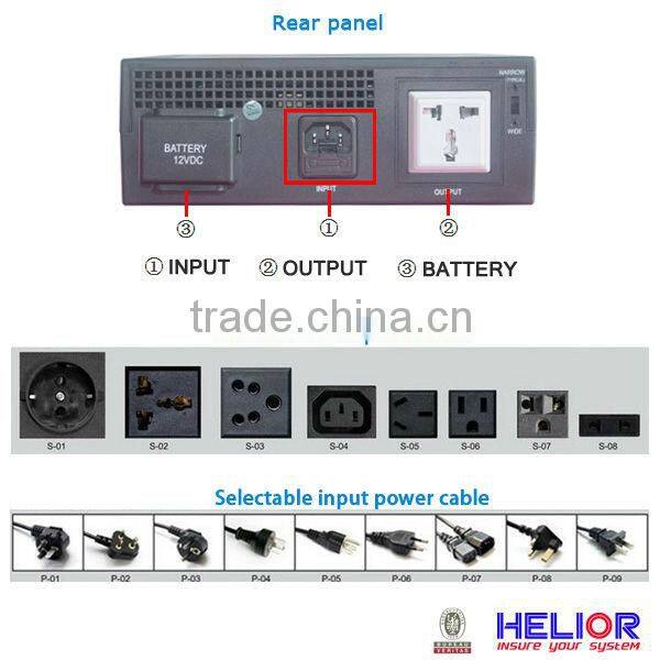 Helior 1kw intelligent charging control inverter (Invermax LCD)